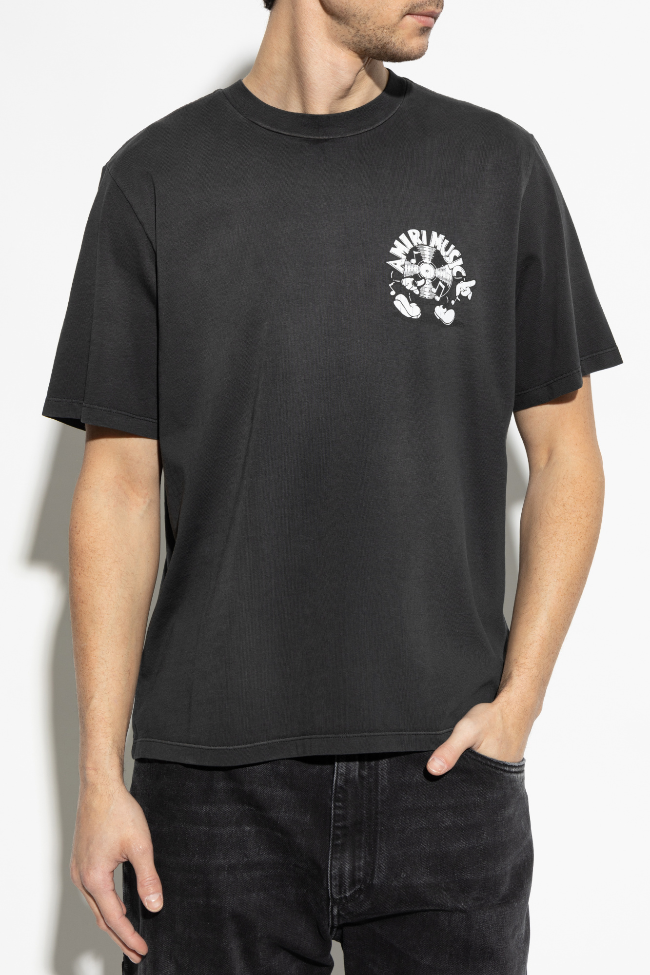 Tシャツ・カットソー AMIRI Men T Shirts AMJYTE1165 BLACK Black 28204862_57684669_600.jpg
